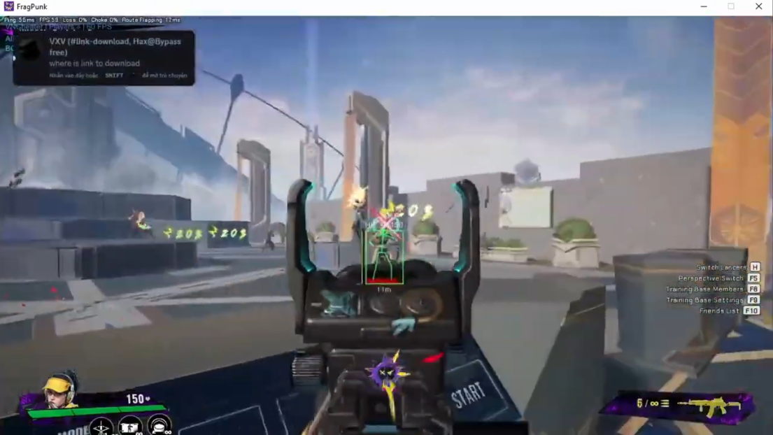 FragPunk competitive FPS duel in diamond armor